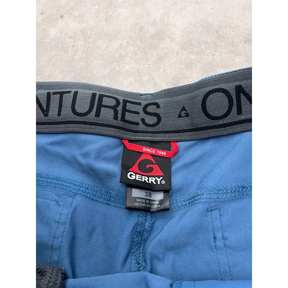 Gerry Venture Cargo Shorts Men 38 Blue 9.5